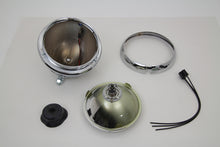 Load image into Gallery viewer, 7 Round Chrome Vintage Style Headlamp 1949 / 1959 FL
