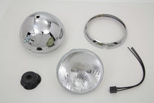 Load image into Gallery viewer, 7 Round Chrome Vintage Style Headlamp 1949 / 1959 FL