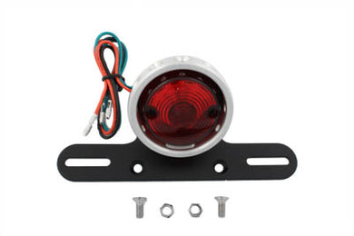 Round Tail Lamp Assembly Bobber Style 0 /  Custom application