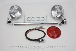 Chrome Spring Fork Spotlamp Kit 1936 / 1948 EL 1936 / 1952 W 1936 / 1957 G 1941 / 1948 FL