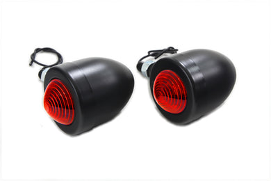 Black Marker Lamp Set with Red Lens Single Stem 0 /  Custom application