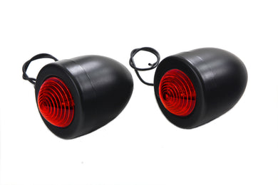 Black Bullet Marker Lamp Red Single Filament 0 /  Custom application