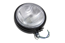 Load image into Gallery viewer, 5-3/4 Round Stock Type Black Headlamp 1974 / 1994 XL 1974 / 1984 FX 1974 / 1984 FX