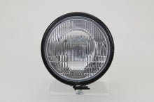Load image into Gallery viewer, 5-3/4 Round Stock Type Black Headlamp 1960 / 1973 XL 1971 / 1973 FX