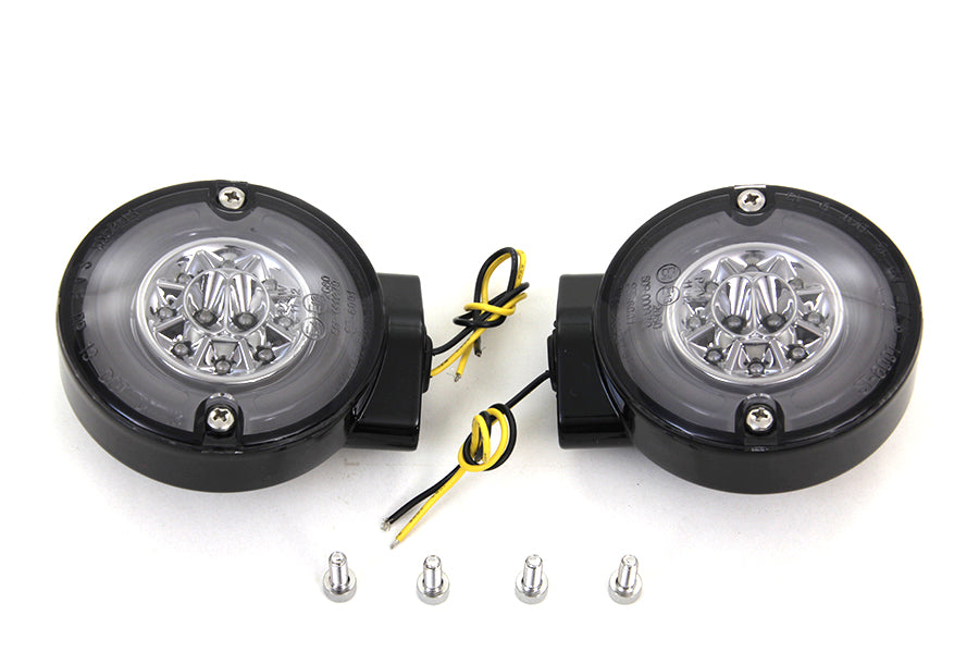 Black LED Turn Signal Set Rear 1996 / UP FL