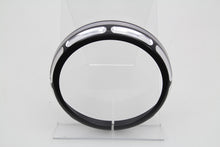 Load image into Gallery viewer, 7 Black Anodize Burst Headlamp Trim Ring 1993 / 2013 FLT