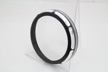 Load image into Gallery viewer, 7 Black Anodize Burst Headlamp Trim Ring 2014 / UP FLHT 2014 / UP FLHX 1994 / UP FLHR