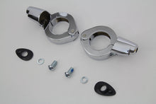 Load image into Gallery viewer, Chrome Turn Signal Relocation Kit 41mm Forks 0 /  Custom Application