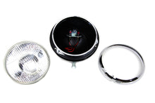 Load image into Gallery viewer, Black 7 K Headlamp with Chrome Rim 1952 / 1957 K 1957 / 1958 XLH