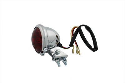 Round LED Tail Lamp with Red Lens 0 /  Custom application