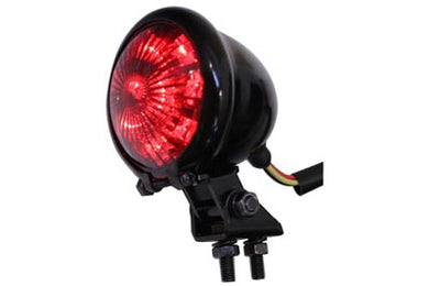 Round LED Tail Lamp with Red Lens 0 /  Custom application