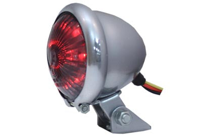 Round LED Tail Lamp with Smoked Lens 0 /  Custom application