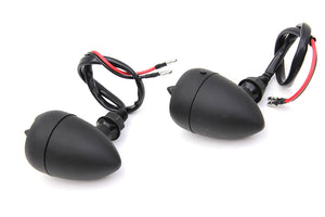 Black Torpedo Bullet Style Marker Lamp Set 0 /  Custom application