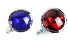 Load image into Gallery viewer, Red and Blue Police Spotlamp Set 1949 / 1984 FL