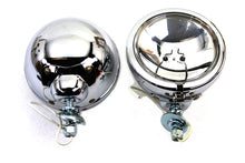 Load image into Gallery viewer, Chrome 4-1/2&quot; Spotlamp Set with Clear 6 Volt Bulb 0 /  Custom application