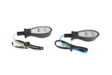 Load image into Gallery viewer, Black Tear Drop Shaped LED Turn Signal Set with Clear Lens 0 /  Custom application