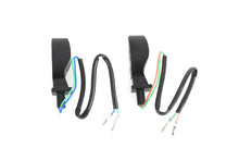Load image into Gallery viewer, Black Tear Drop Shaped LED Turn Signal Set with Smoked Lens 0 /  Custom application