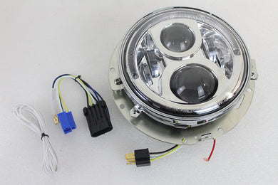 7 LED Headlamp Assembly Chrome 2014 / UP FLT