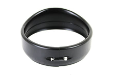 Load image into Gallery viewer, 5-3/4 Visor Style Headlamp Trim Ring Black