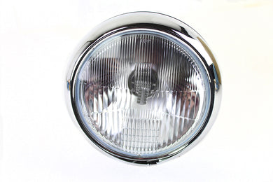 7 6 Volt LED Headlamp Black 1949 / 1959 FL