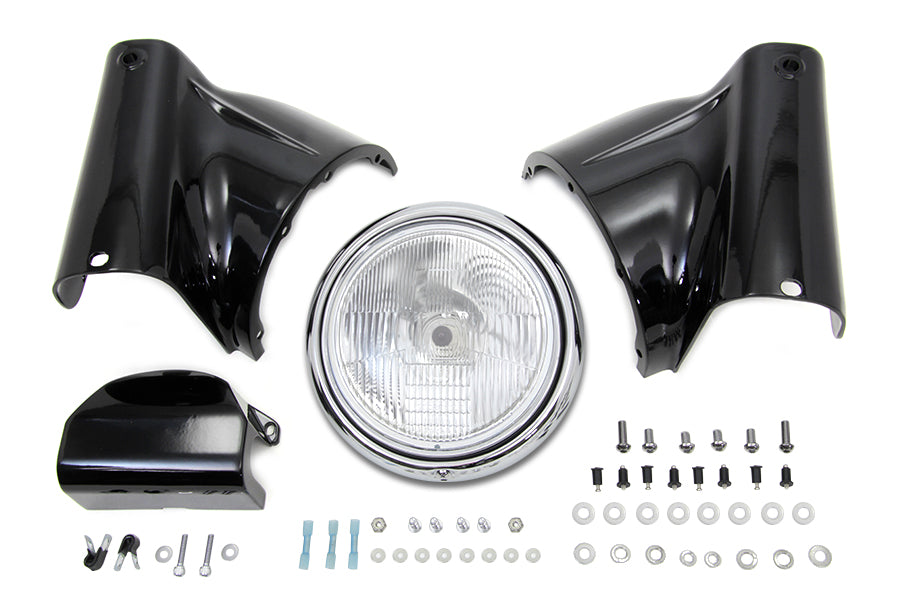Black Headlamp Cowl Kit 1986 / 2017 FLST