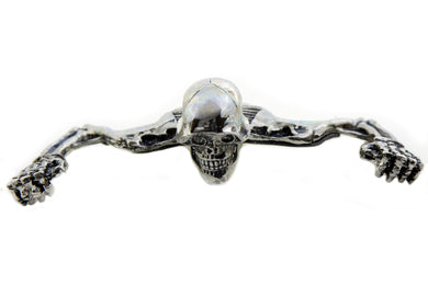 7 Headlamp Visor Ornament Skull Type Chrome 0 /  Custom application for 7 headlamps