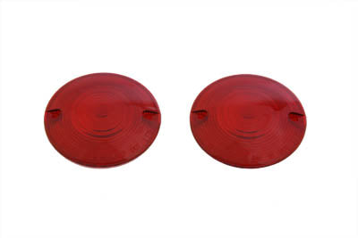 Turn Signal Lens Set Red Front 1986 / UP FLT