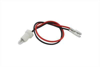 Indicator Lamp Socket for Speedometer and Tachometer White 0 /  Replacement application for 60mm mini gauge