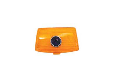 Amber Front Fender Tip Lens with Blue Dot 2000 / 2013 FLT 1984 / 1995 FLT 1986 / 1995 FLST 2000 / UP FLST 1984 / 1995 FLT