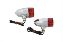 Load image into Gallery viewer, Chrome Snake Eye Marker Lamp Set Red 0 /  Custom application