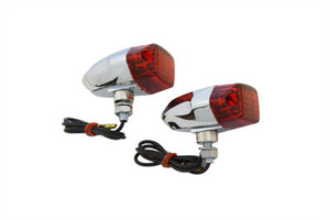 Chrome Snake Eye Marker Lamp Set Red 0 /  Custom application