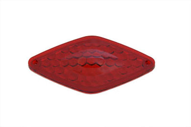 Tail Lamp Lens Only Diamond Style Red 0 /  Replacement application for diamond tail lamp