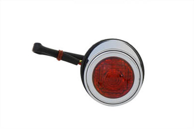 Tear Drop Style Tail Lamp with Red Lens 0 /  Custom application