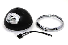 Load image into Gallery viewer, Black 7 K Headlamp Housing with Chrome Rim 1957 / 1958 XL 1954 / 1956 K
