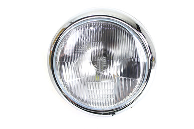 7 6 Volt LED Glide Headlamp Chrome 1949 / 1959 FL