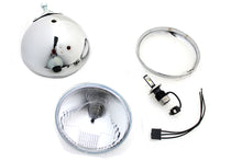 Load image into Gallery viewer, 7 12 Volt LED Glide Headlamp Chrome 1949 / 1959 FL