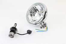Load image into Gallery viewer, 5-3/4 Bates Style 12 Volt LED Headlamp Chrome 0 /  Custom application