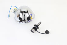 Load image into Gallery viewer, 5-3/4 Bates Style 12 Volt LED Headlamp Chrome 0 /  Custom application