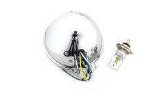 Load image into Gallery viewer, 5-3/4 Bates Style 6 Volt LED Headlamp Chrome 0 /  Custom application