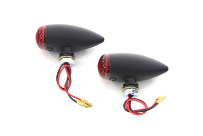 Mini LED Bullet Red Lens Marker Lamp Set 0 /  Custom application