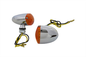 Mini Marker Lamp Set Cateye Style Amber Lens 0 /  Custom application