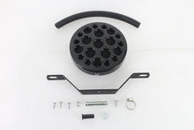 Load image into Gallery viewer, Wyatt Gatling Black Drilled Air Cleaner 1972 / 1984 FL 1972 / 1984 FX 1984 / 1989 FXST 1972 / 1987 XL 1982 / 1989 FXR 1982 / 1989 FXR 1979 / 1989 FLT 1979 / 1989 FLT