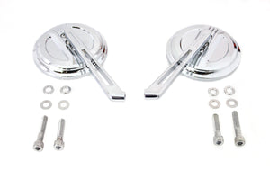 Air Flow Mirror Set with Straight Billet Stems 0 /  All models for left and right side application