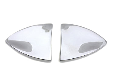 Chrome Mirror Block Off Plate Set 1996 / 2013 FLT