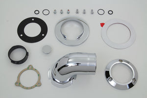 Heavy Breather Air Cleaner Kit Chrome 2008 / 2016 FLHR 2008 / 2016 FLHX 2008 / 2016 FLHTK 2008 / 2016 FLHTC 2016 / 2017 FXD 2016 / 2017 FXST
