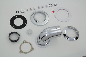Heavy Breather Air Cleaner Kit Chrome 2008 / 2016 FLHR 2008 / 2016 FLHX 2008 / 2016 FLHTK 2008 / 2016 FLHTC 2016 / 2017 FXD 2016 / 2017 FXST