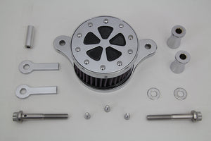 Wyatt Gatling Air Cleaner Kit Chrome 2001 / 2015 FXST 2001 / 2015 FLST 2000 / 2017 FXD 2000 / 2007 FLT