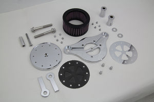 Wyatt Gatling Air Cleaner Kit Chrome 2001 / 2015 FXST 2001 / 2015 FLST 2000 / 2017 FXD 2000 / 2007 FLT
