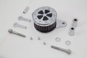Wyatt Gatling Air Cleaner Kit Chrome 2001 / 2015 FXST 2001 / 2015 FLST 2000 / 2017 FXD 2000 / 2007 FLT
