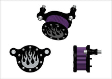 Load image into Gallery viewer, Wyatt Gatling Air Cleaner Kit Chrome 2001 / 2015 FXST 2001 / 2015 FLST 2000 / 2017 FXD 2000 / 2007 FLT